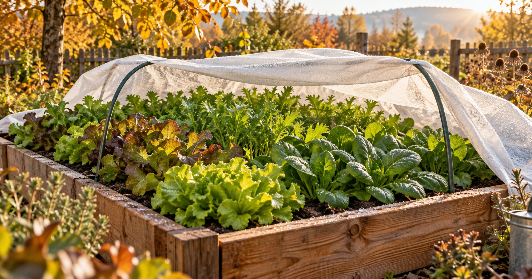 Your raised bed is still in season: an October plan for winter greens